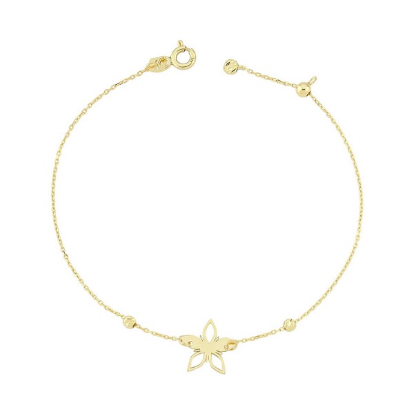 
	Gold Flower Design Bracelet