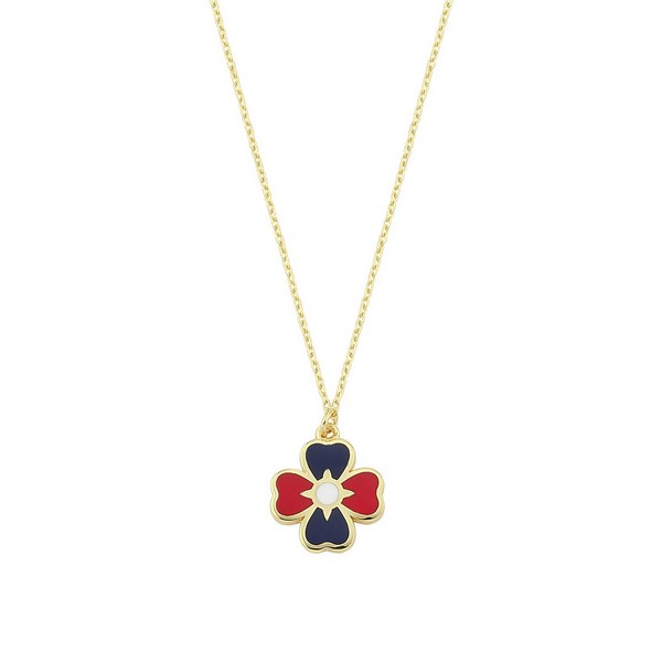 
	Gold Flower Design Necklace