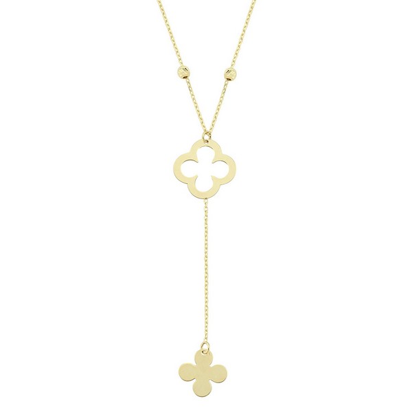 
	Gold Flower Design Necklace