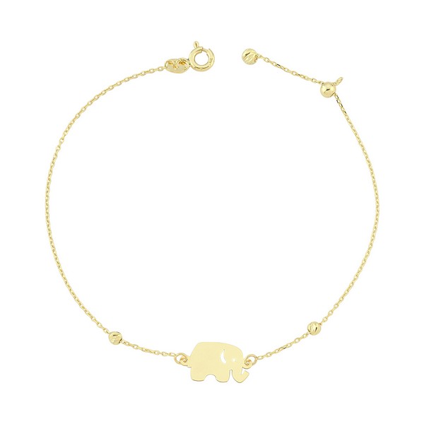 
	Gold Elephant Design Bracelet, 