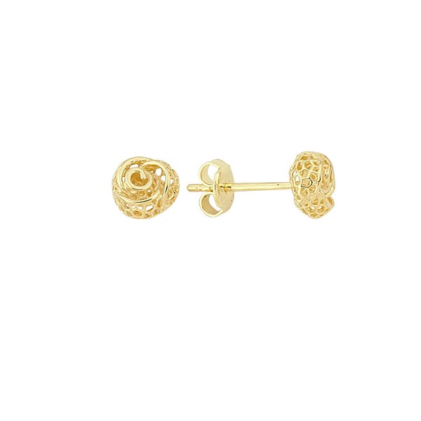 
	Gold Fusion Flower Design Earrings, 
