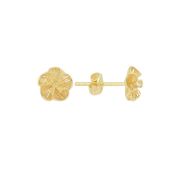 
	Gold Fusion Flower Design Earrings