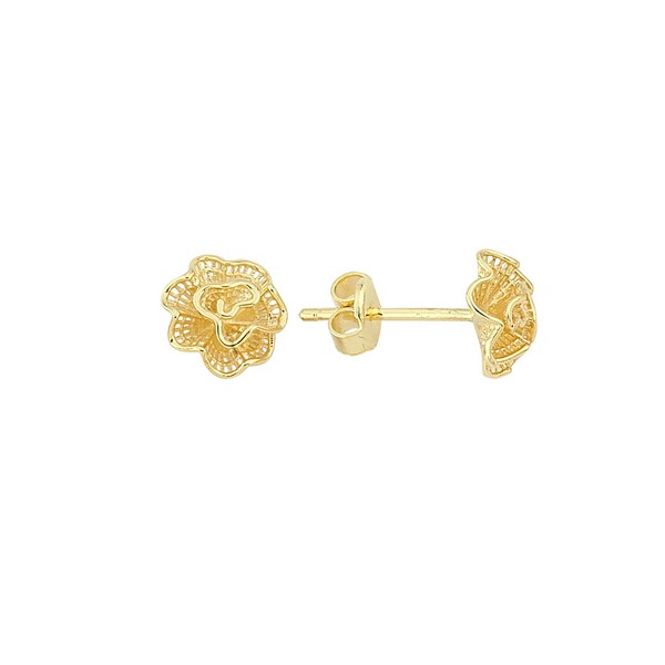 
	Gold Fusion Design Earrings, 