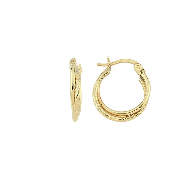 
	Gold Ring Pen Earrings 14 mm-2.5 mm, 