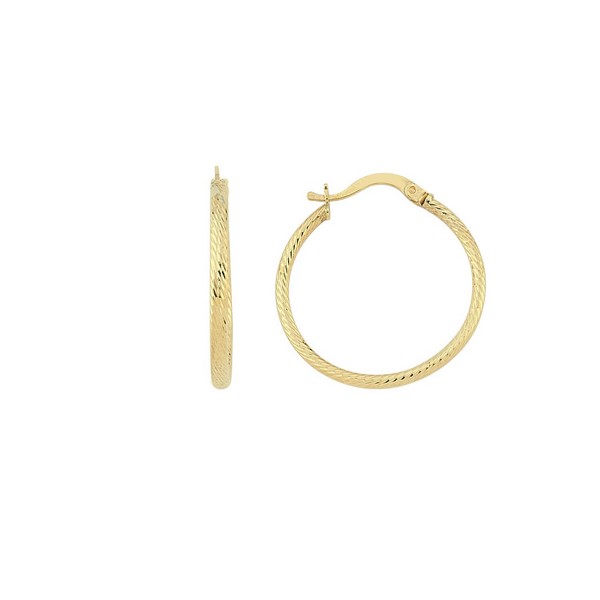 
	Gold Ring Pen Earrings 25 mm-2.00 mm