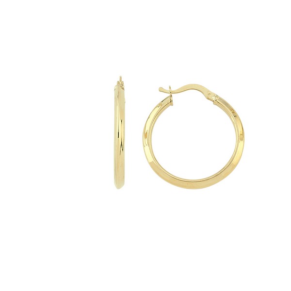 
	Gold Hoop Earrings 25 mm-2.4 mm, 