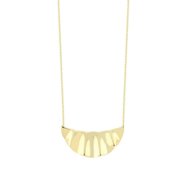 
	Gold Oyster Design Necklace