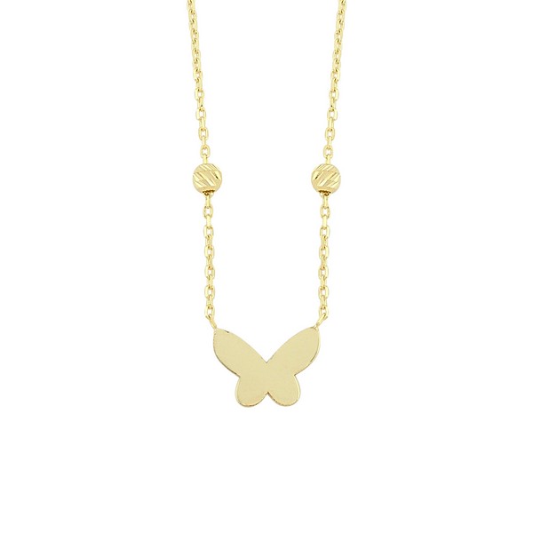 
	Gold Butterfly Design Necklace