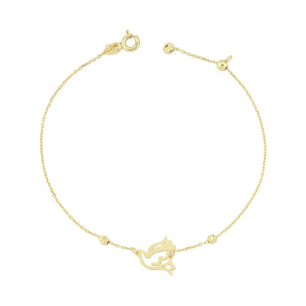 
	Gold Bird Design Bracelet, 