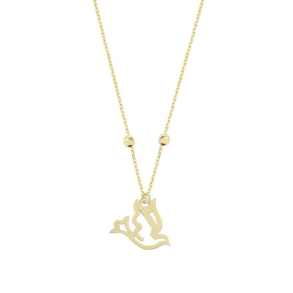 
	Gold Bird Design Necklace