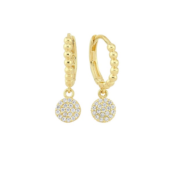 
	Gold Logos Design Earrings