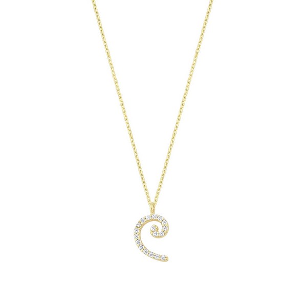 
	Gold Minimal Design Necklace, 