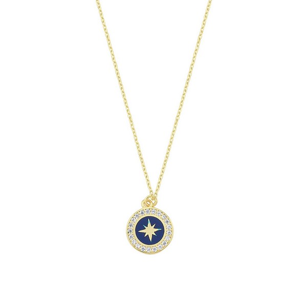 
	Gold Polaris Design Necklace, 