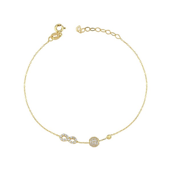 
	Gold Infinity Design Bracelet, 