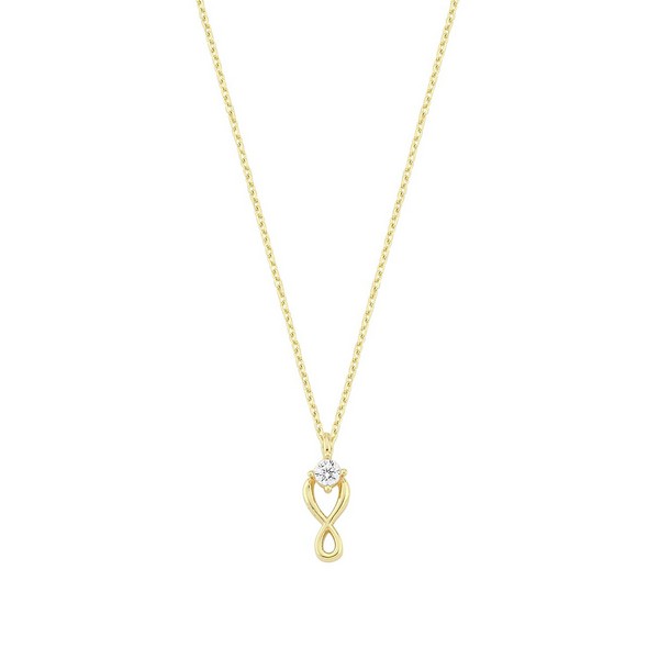 
	Gold Infinity Design Necklace