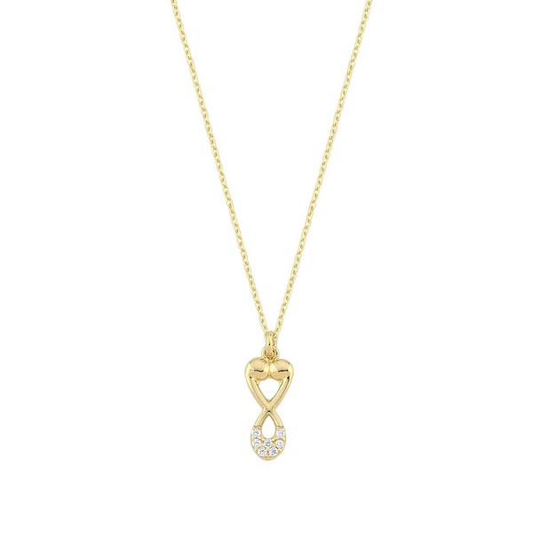 
	Gold Infinity Design Necklace, 