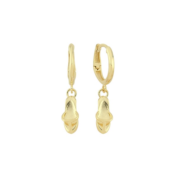 
	Gold Clog Design Earrings