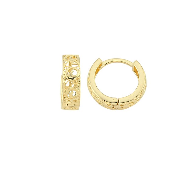 
	Gold Design C Earrings, 