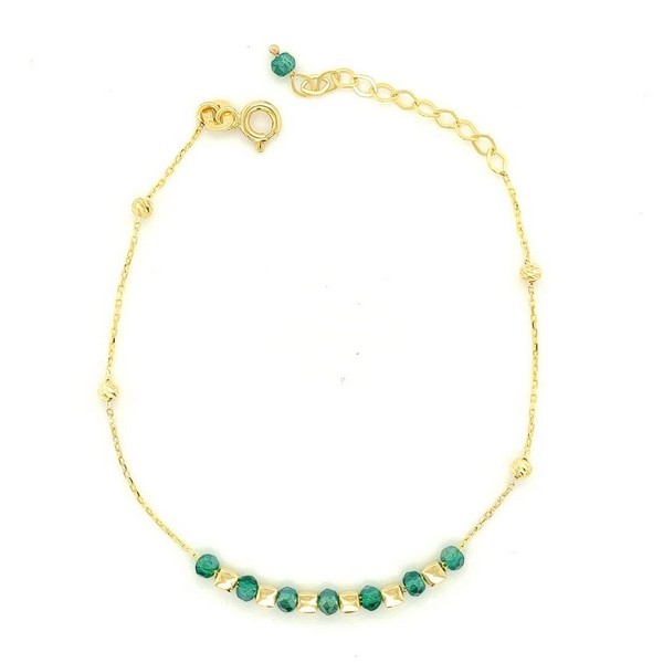 
	Gold Turquoise and Dorica Design Bracelet