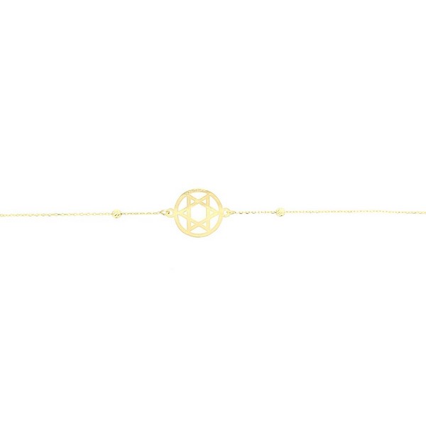 
	Gold Star Design Bracelet, 